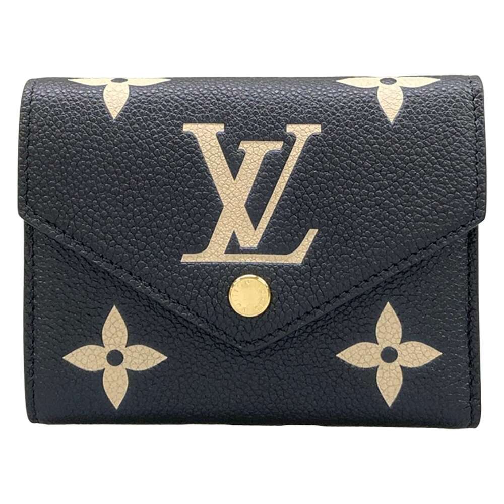 Louis Vuitton Portefeuille Victorine Bicolor Monogram Amplant Trifold Wallet